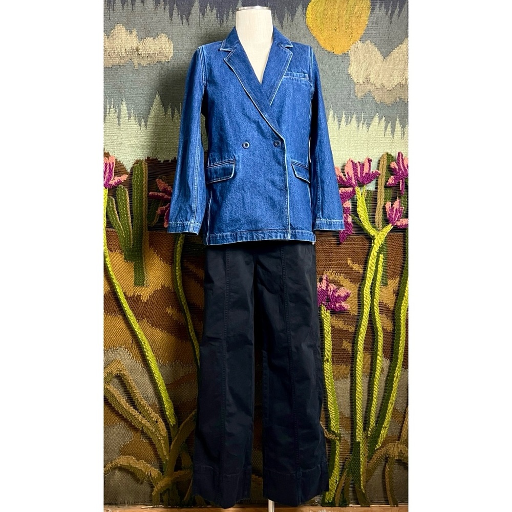 Madewell Denim Blazer Jacket M - Picture 4 of 16